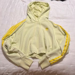 Adidas cropped hoodie, size xs